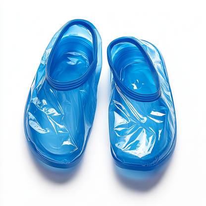 Kruvx Waterproof Heavy-Duty PE Shoe Covers